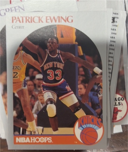 1990-91 NBA Hoops #203 Patrick Ewing — front