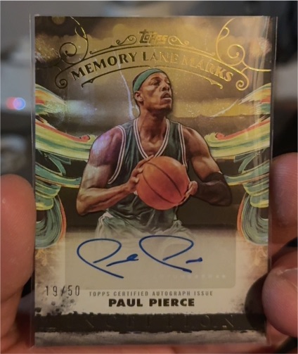 2024 Topps Inception Memory Lane Marks #MLM-PP Paul Pierce — front