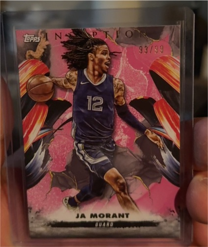 2024-25 Topps Inception #75 Ja Morant Pink Parallel — front