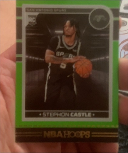 2024-25 Panini NBA Hoops #234 Stephon Castle — front