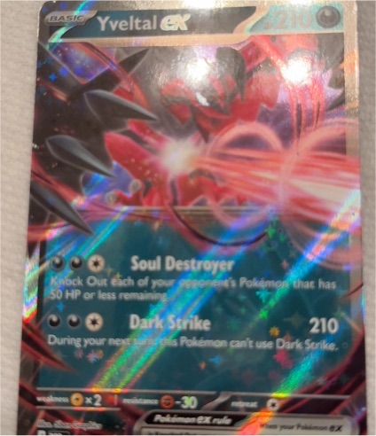 2014 Nintendo Pokémon TCG XY Phantom Forces #053 Yveltal EX — front