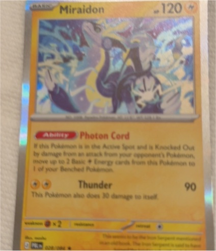 2023 Pokémon #028 Miraidon — front