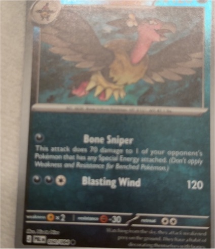 2005 Pokemon EX Ruby & Sapphire #18 Fearow — front