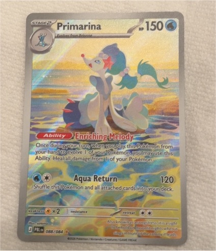 2023 Pokémon 088/084 Primarina — front