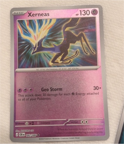 2026 Pokémon #042 Xerneas — front