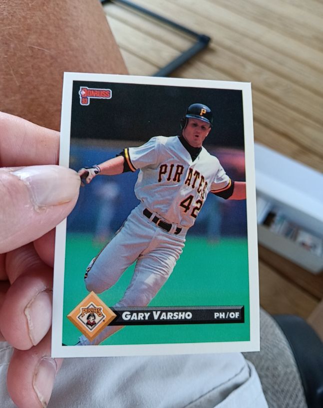 1993 Donruss #42 Gary Varsho — front