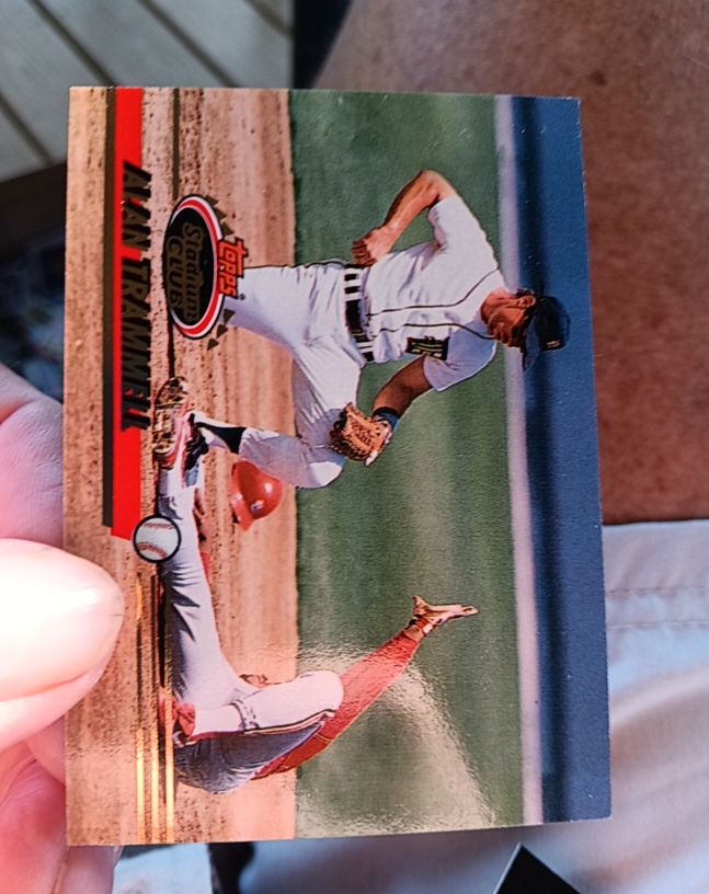 1993 Topps Stadium Club #416 Alan Trammell — front