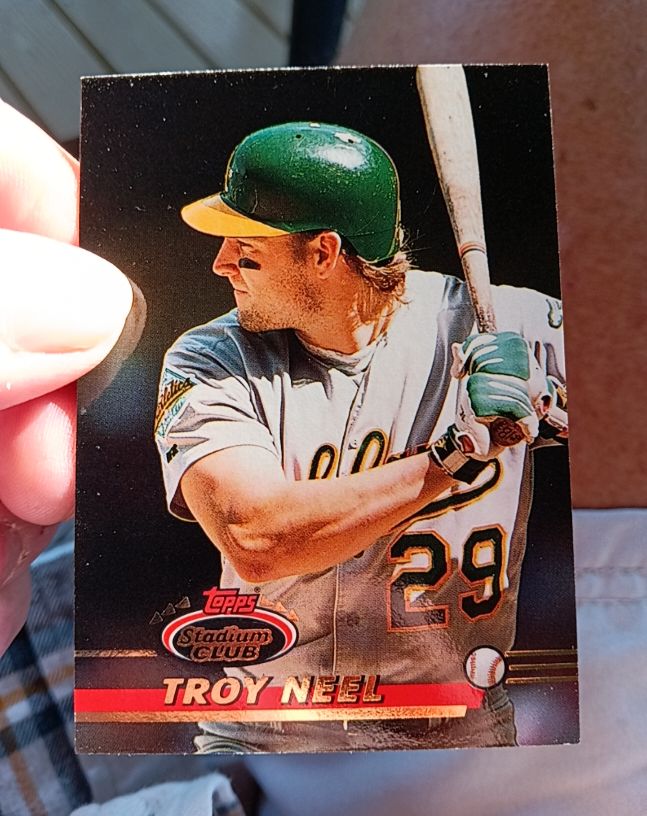 1993 Topps Stadium Club #429 Troy Neel — front
