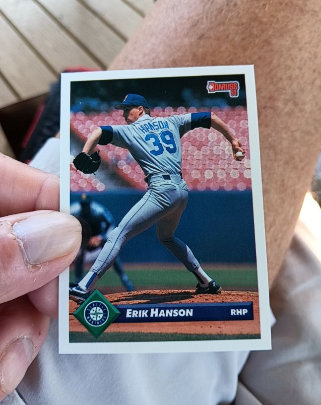 1993 Donruss #317 Erik Hanson — front