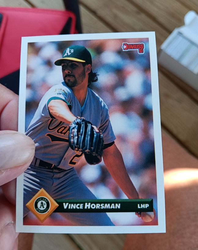 1993 Donruss #347 Vince Horsman — front