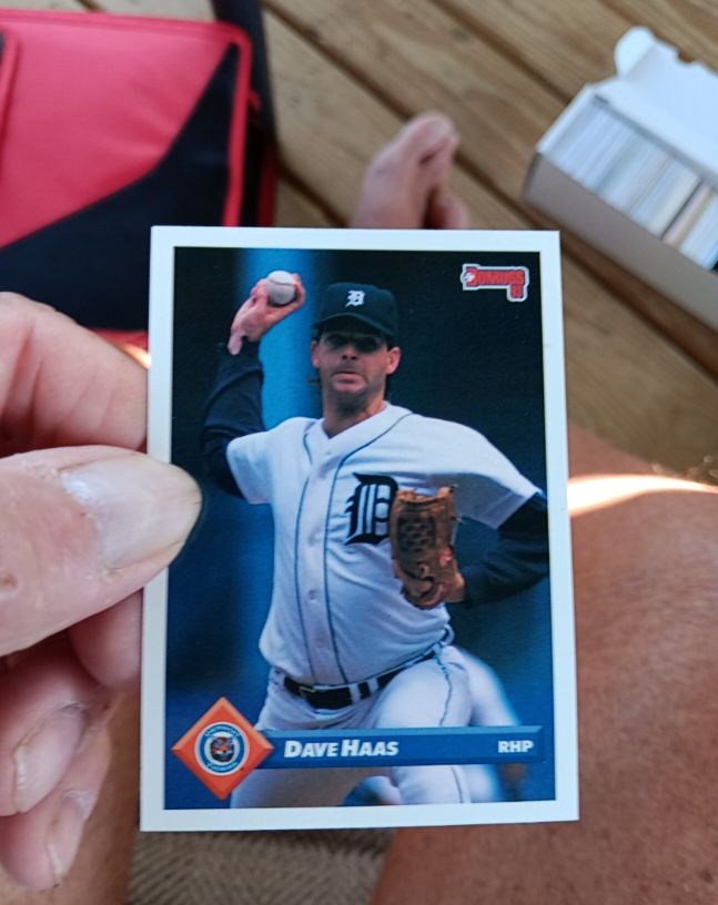 1993 Donruss #335 Dave Haas — front
