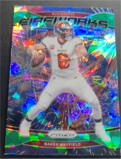 2024 Panini Prizm Fireworks #6 Baker Mayfield — front