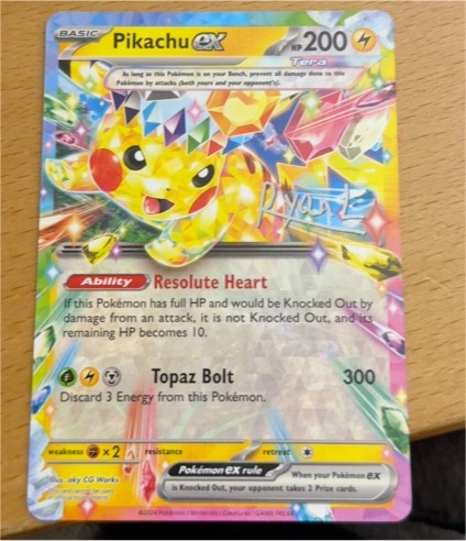 2024 Pokémon SV08 #57 Pikachu EX — front