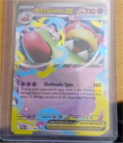 2016 Nintendo Pokemon TCG Mega Slowbro EX 031/084 — front