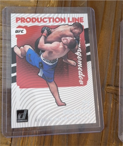 2022 Donruss UFC Production Line #5 Khabib Nurmagomedov — front