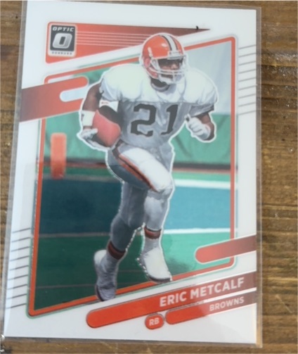 2021 Donruss Optic #144 Eric Metcalf Cleveland Browns — front