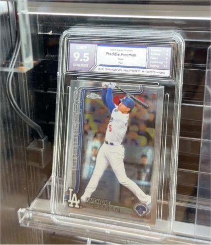 2025 Topps Chrome #23 Freddie Freeman — front