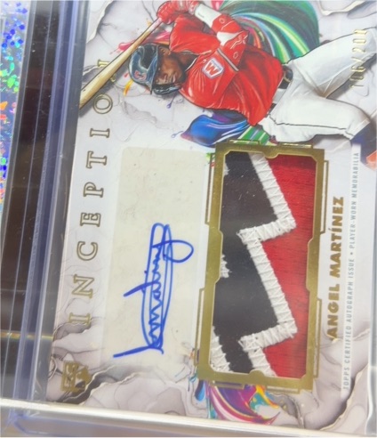 2025 Topps Inception #IAPC-AM Angel Martinez — front