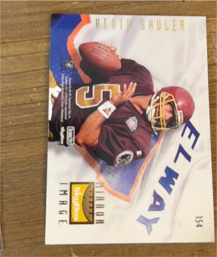 1995 SkyBox Mirror Image #154 Heath Shuler — front