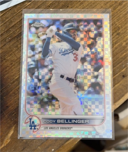 2022 Topps Chrome #106 Cody Bellinger X-Fractor — front