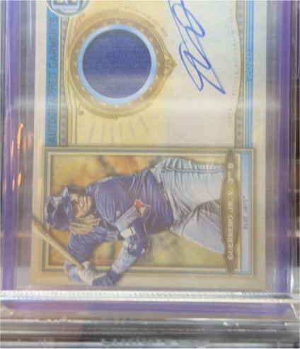 2020 Topps Gypsy Queen Vladimir Guerrero Jr. Patch Auto — front