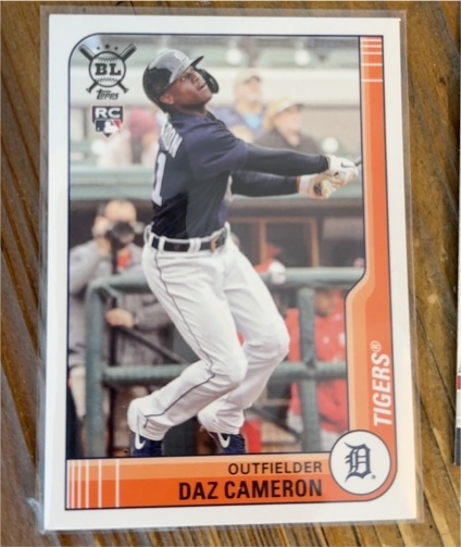 2021 Topps Big League #166 Daz Cameron — front