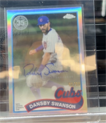 2024 Topps Chrome 75 Years #91C-7 Dansby Swanson — front
