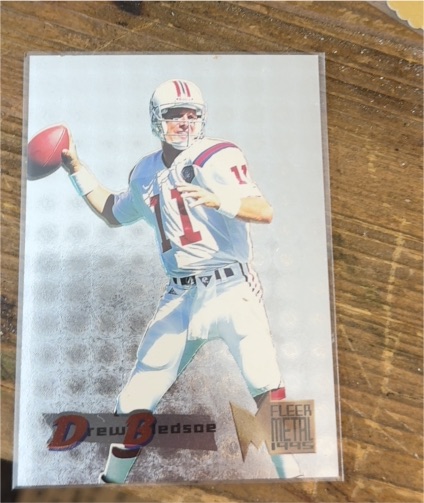 1995 Fleer Metal #4 Drew Bledsoe — front