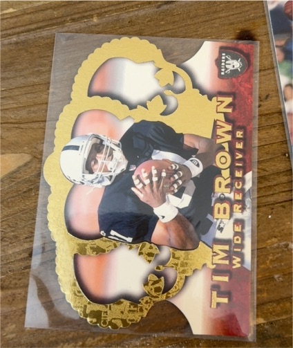 1996 Pacific Crown Royale Die-Cut #CR-48 Tim Brown — front