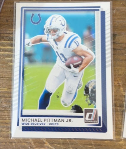 2025 Panini Donruss #185 Michael Pittman Jr. — front