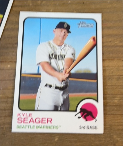 2022 Topps Heritage #374 Kyle Seager — front