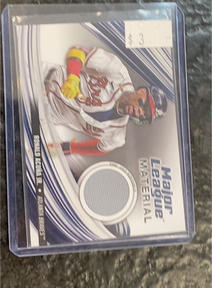2023 Topps Major League Material #MLM-RAJ Ronald Acuna Jr. — front