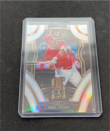 2020 Panini Select 25-Man #25M-CF Mike Trout — front