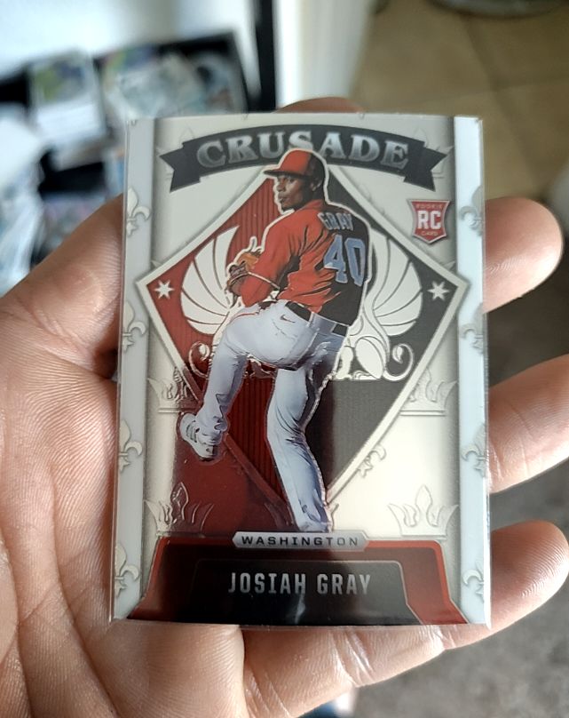 2022 Panini Chronicles Crusade #6 Josiah Gray — front