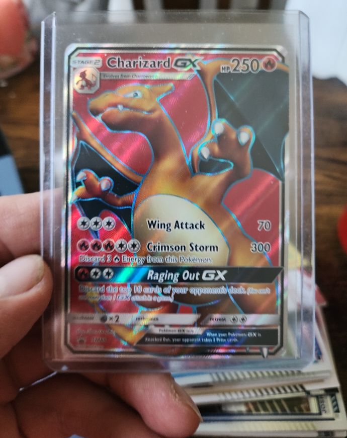 2017 Pokémon SM Black Star Promo #SM60 Charizard GX — front
