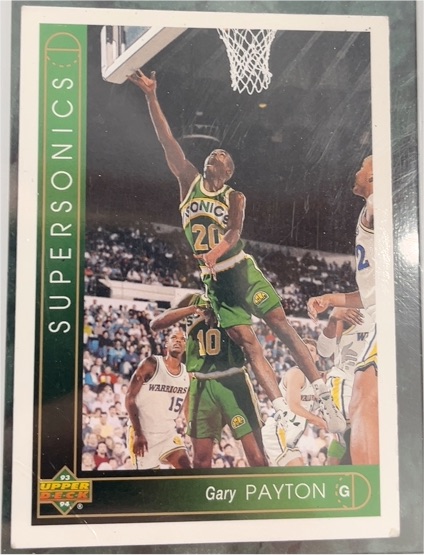 1993-94 Upper Deck #295 Gary Payton Seattle SuperSonics — front
