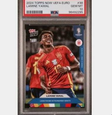 2024 Topps Now UEFA Euro #38 Lamine Yamal — front