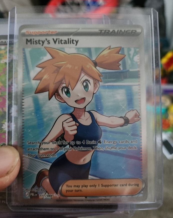 2025 Pokémon #111 Misty's Vitality — front