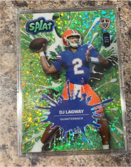 2025 Wild Card Splat #SBTEA05-DL DJ Lagway — front