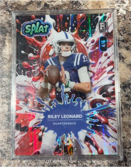 2025 Wild Card Splat #4/6 Riley Leonard — front