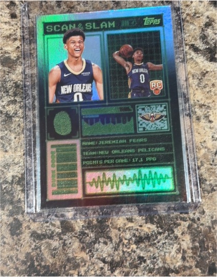 2025-26 Topps Scan and Slam #SS-32 Jeremiah Fears — front