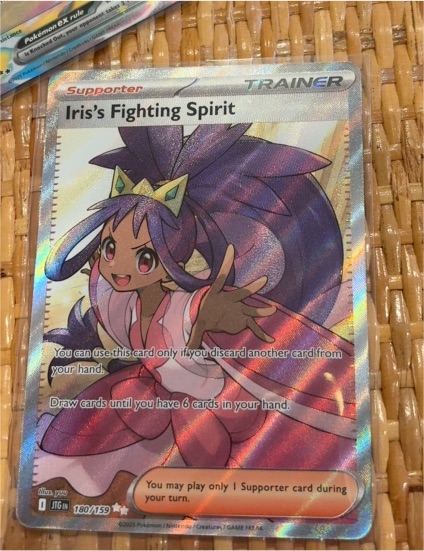 2022 Pokémon SV09: Journey Together #180 Iris's Fighting Spirit — front