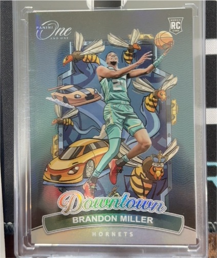 2023-24 Panini One and One #11 Brandon Miller — front