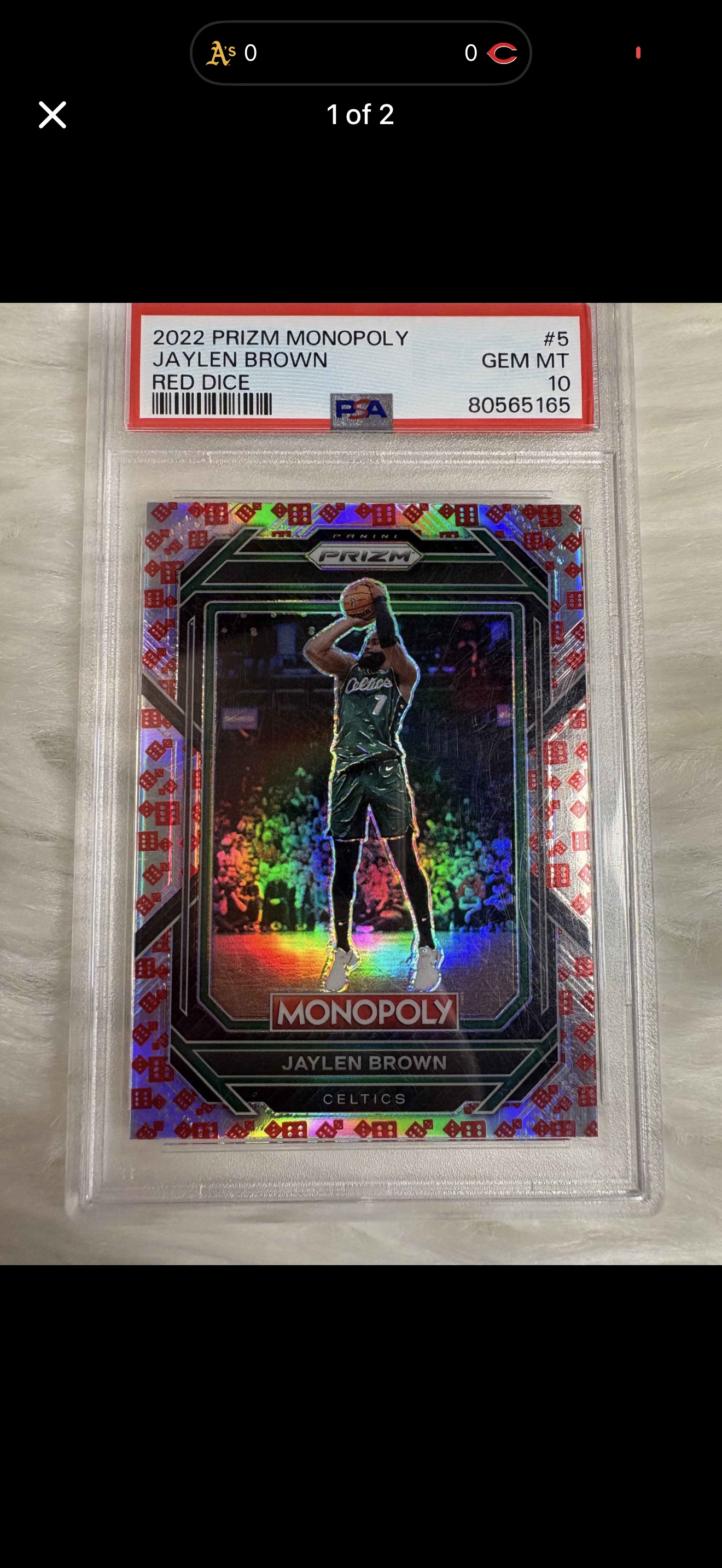 2022 Panini Prizm Monopoly #5 Jaylen Brown — front