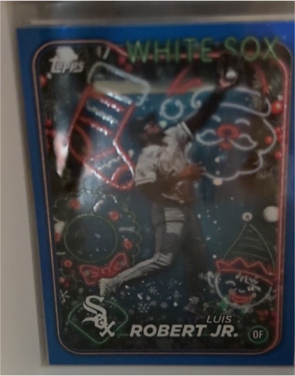 2024 Topps Holiday #H154 Luis Robert Jr. — front