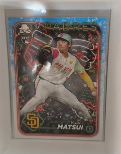 2024 Topps Holiday #H191 Yuki Matsui — front