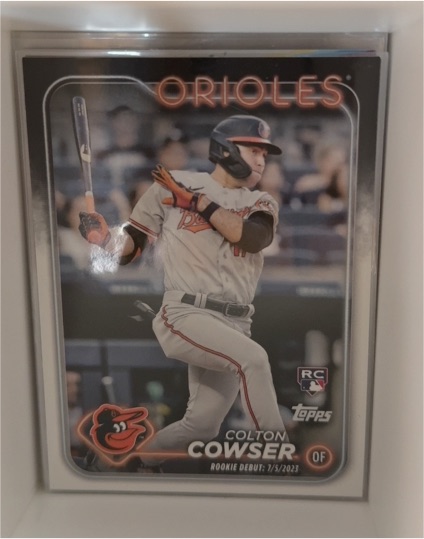 2024 Topps Update #US72 Colton Cowser Rookie Debut — front
