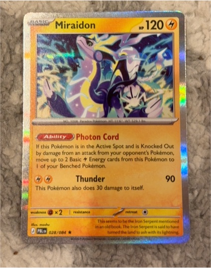 2026 Pokémon TCG #028 Miraidon — front