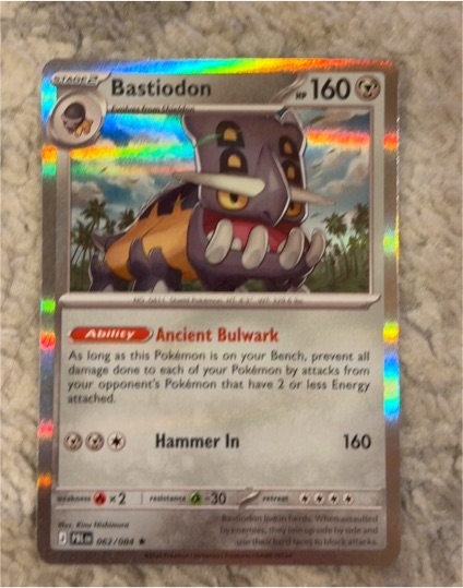 2022 The Pokémon Company Bastiodon 062/084 — front