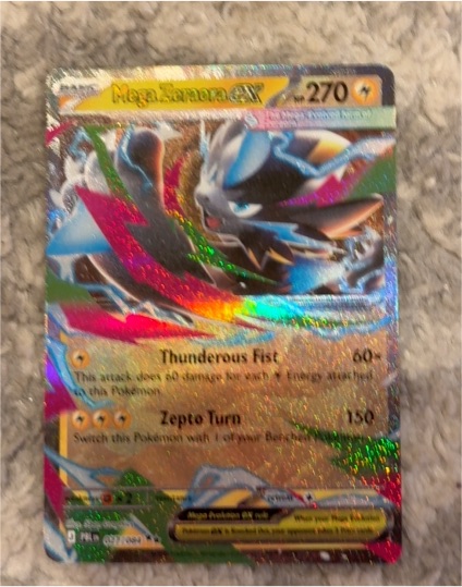 2020 Pokémon ME05: Pitch Black #027 Mega Zeraora EX — front